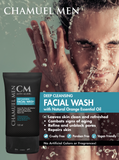 Chamuel Men Facial Cleanser – Anti-Aging, Firming, Exfoliating, Deep Cleaning & Organic